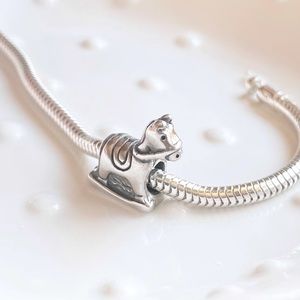 michael anthony rocking horse silver charm